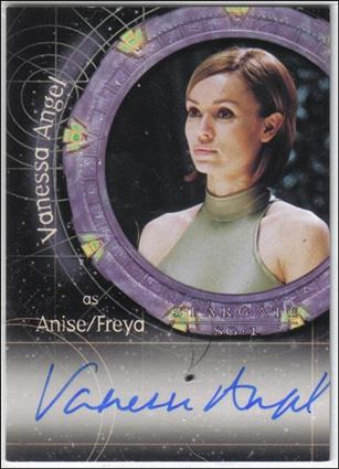 Stargate SG-1: Season 4 (Autograph Subset) card A16 Vanessa Angel as Anise/Freya