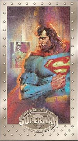 Superman: The Man of Steel Platinum Series Collector's Edition (Base Set) card 85 Superman and Lex Luthor