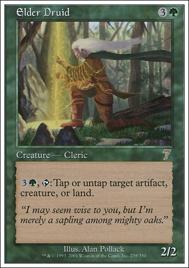Magic the Gathering: 7th Edition (Base Set) card 238 Elder Druid