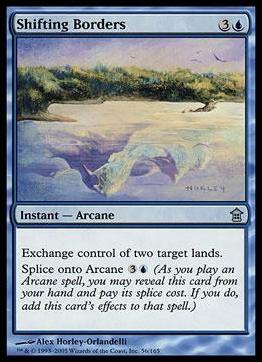 Magic the Gathering: Saviors of Kamigawa (Base Set) card 56 Shifting Borders
