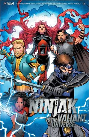 Ninjak vs the Valiant Universe issue 2-E Joe Eisma 1:50 Cover