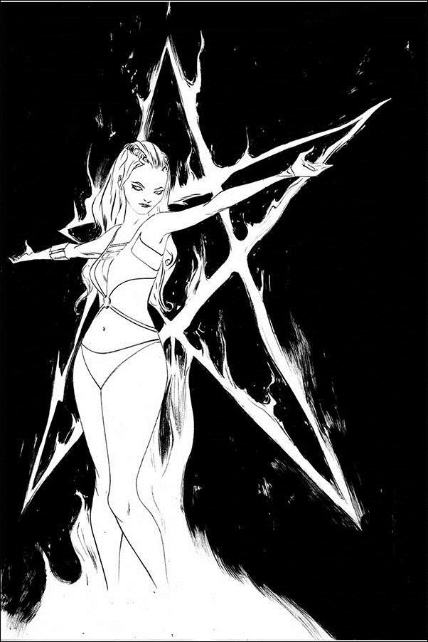 Sacred Six issue 5-P Jae Lee 1:40 Black & White Virgin Cover