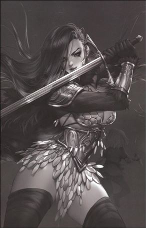 Red Sonja (2021) issue 4-L Leirix Li 1:15 Black & White Virgin Cover