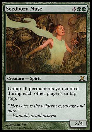 Magic the Gathering: 10th Edition (Base Set) card 296 Seedborn Muse