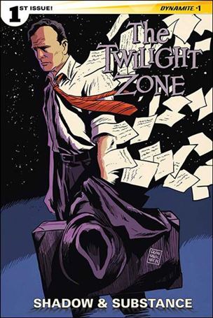 Twilight Zone:  Shadow & Substance issue 1-B Francesco Francavilla Cover