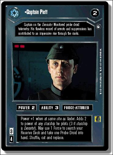 Star Wars: Hoth Limited (Base Set) card 6 Captain Piett