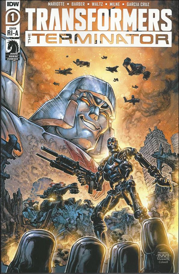 Transformers vs the Terminator issue 1-C Freddie Williams II 1:10 Cover