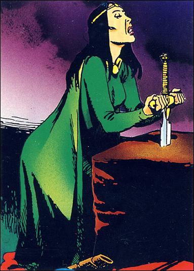 Prince Valiant (Base Set) card 89 The Sword in the Stone