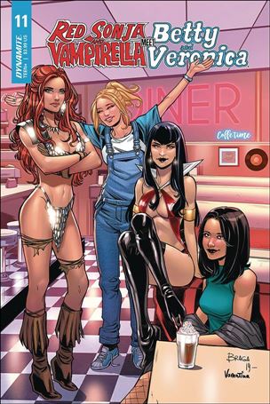 Red Sonja and Vampirella Meet Betty and Veronica issue 11-C Laura Braga Cover