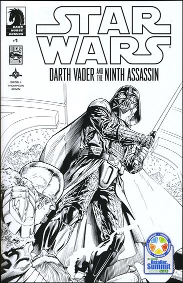 Star Wars: Darth Vader and the Ninth Assassin issue 1-B Diamond Retailer Summit Black & White Cover