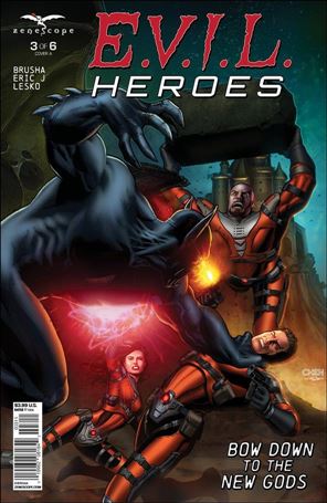 E.V.I.L. Heroes issue 3 Sean Chen Cover