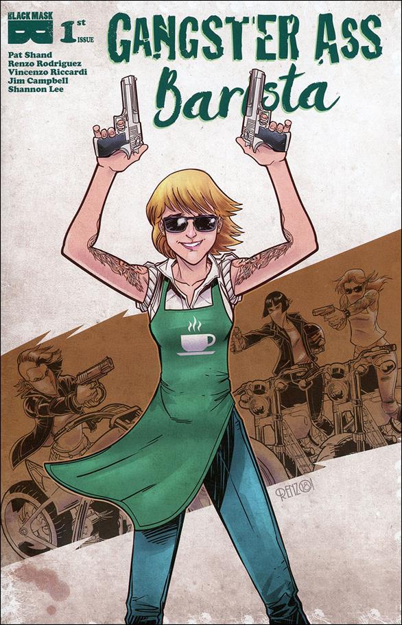 Gangster Ass Barista issue 1-E Renzo Rodriguez 1:50 Cover