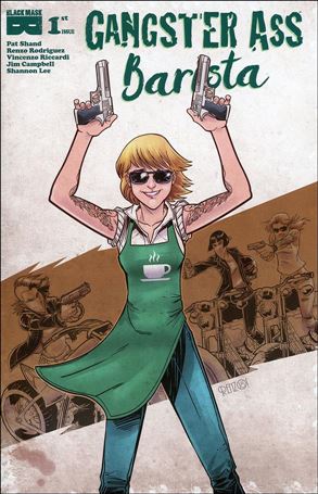 Gangster Ass Barista issue 1-E Renzo Rodriguez 1:50 Cover