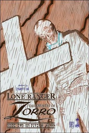 Lone Ranger & Zorro: The Death of Zorro issue 2-B 1:10 Negative Cover