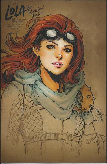 Lola XOXO: Wasteland Madam issue 1-D Siya Oum 1:20 Retailer Sketch Cover
