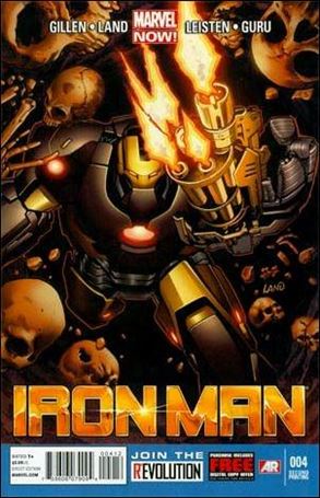 Iron Man (2013) issue 4-D Greg Land Cover (2nd Printing)