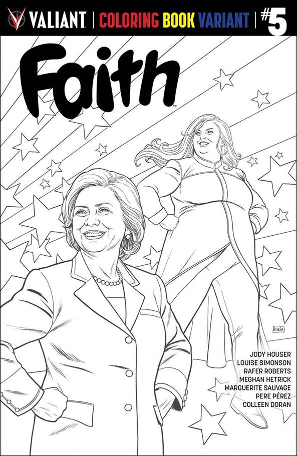 Faith (2016/07) issue 5-D Paolo Rivera Coloring Book Cover