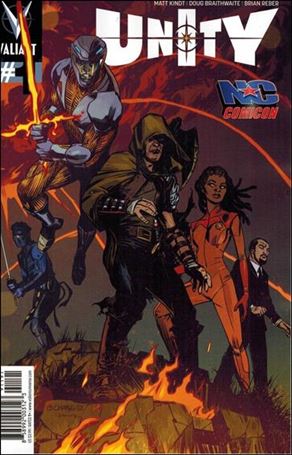 Unity (2013) issue 1-Q Tommy Lee Edwards NC Comicon Cover