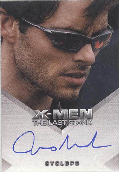 X-Men III: The Last Stand (Autograph Cards) card nn5 James Marsden as Cyclops 