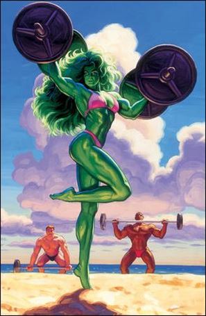 Sensational She-Hulk (2023) issue 5-E Hildebrandt 1:50 Marvel Masterpiece Virgin Cover
