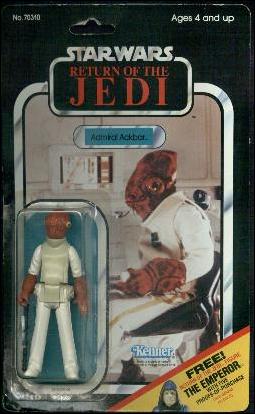 Star Wars 3 3/4" Basic Action Figures (Vintage) figure 51 Admiral Ackbar (RotJ 66 Back)