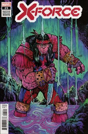 X-Force (2020) issue 25-B Maria Wolf Native American Heritage Month Cover