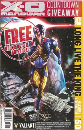 X-O Manowar (2012)  issue 50-E Polybagged Mico Suayan Cover
