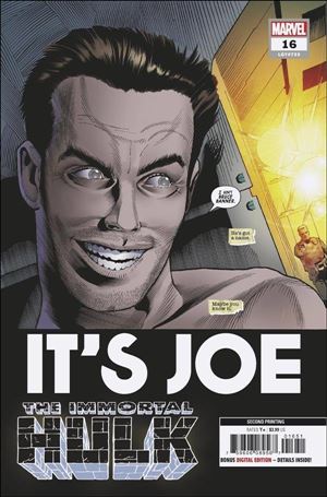 Immortal Hulk issue 16-E Joe Bennett Cover (2nd Printing)