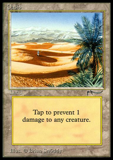 Magic the Gathering: Arabian Nights (Base Set) card 77 Oasis