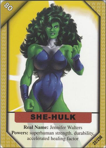 Marvel ReCharge: Inaugural Edition (Base Set) card 22 She-Hulk