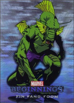 Marvel Beginnings: Series 1 (Marvel Villains Hologram Subset) card H-14 Fin Fang Foom