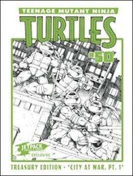 Teenage Mutant Ninja Turtles, Treasury Edition issue 50-B Jetpack Comics Cover 1/250