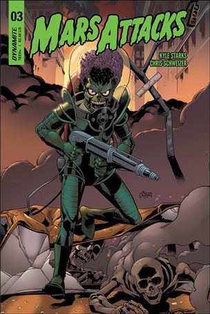 Mars Attacks (2018) issue 3-B Ruairi Coleman Cover