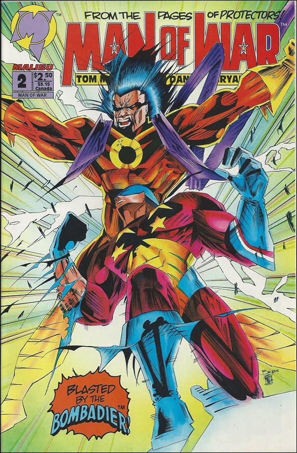 Man of War (1993) issue 2 Bryan Lee Cover