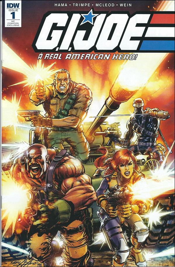 G.I. Joe: A Real American Hero issue 1-K Neal Adams NC Comicon Cover 1/1000