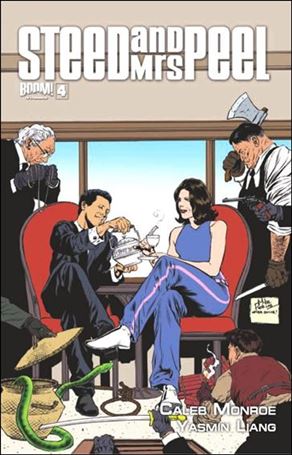 Steed and Mrs. Peel (2012) issue 4-B Mike Perkins Cover