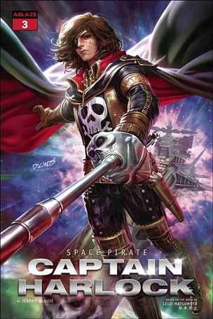 Space Pirate Captain Harlock issue 3 Derrick Chew Cover