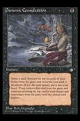 Magic the Gathering: Ice Age (Base Set) card 121 Demonic Consultation