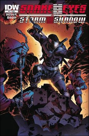 Snake Eyes and Storm Shadow issue 17 Kenneth Loh Cover