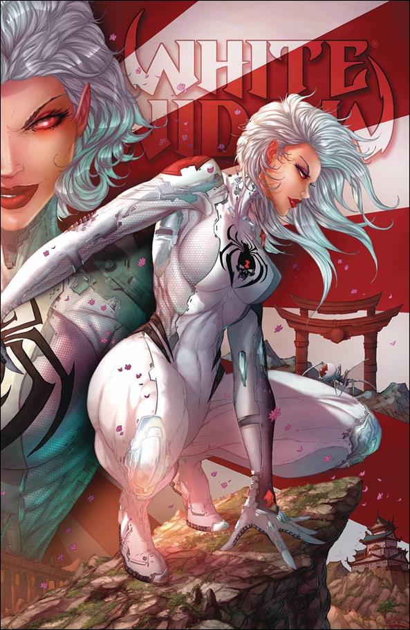 White Widow issue 7-B Jamie Tyndall Wraparound Holo Metallic Cover