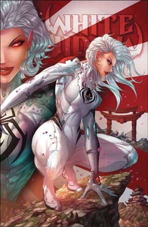 White Widow issue 7-B Jamie Tyndall Wraparound Holo Metallic Cover