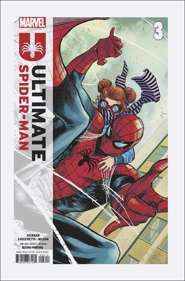 Ultimate Spider-Man (2024) issue 3-I Marco Checchetto Cover (2nd Printing)