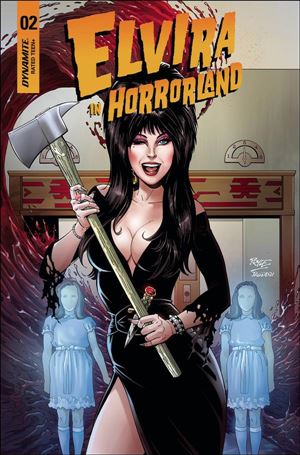 Elvira in Horrorland issue 2-B John Royle Cover