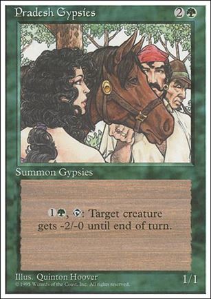 Magic the Gathering: 4th Edition (Base Set) card 265 Pradesh Gypsies