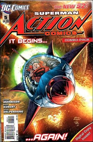 Action Comics (2011) issue 5-C Unbagged Andy Kubert Cover Combo Pack