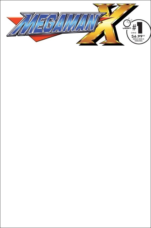 Mega Man X: Timelines issue 1-D Blank Sketch Cover
