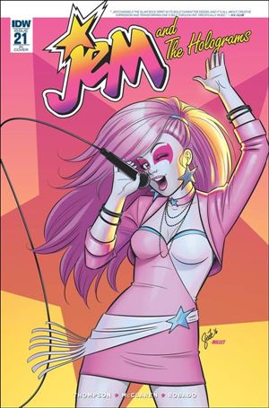 Jem and the Holograms issue 21-C Gisele Lagace 1:10 Cover