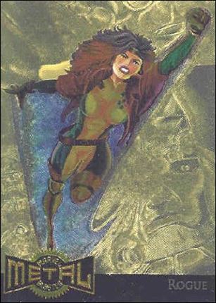 Marvel Metal (Metal Blasters Subset) card 10-B Rogue (Gold Foil)