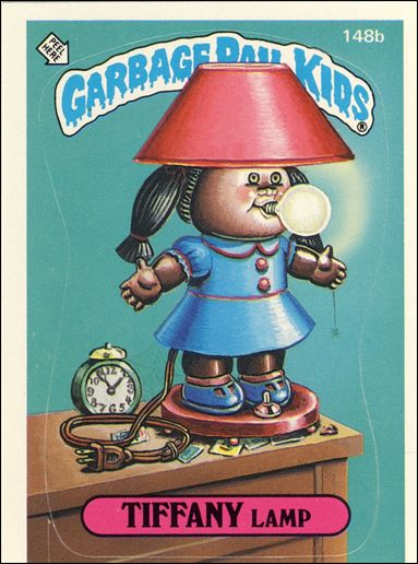 Garbage Pail Kids: Series 04 (Base Set) card 148b Tiffany Lamp