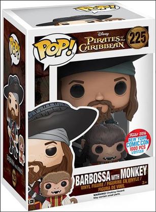 POP! Disney figure 225 Barbossa with Monkey NYCC 2016 1/1000